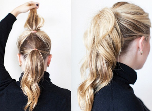 double-ponytail-for-fine-hair